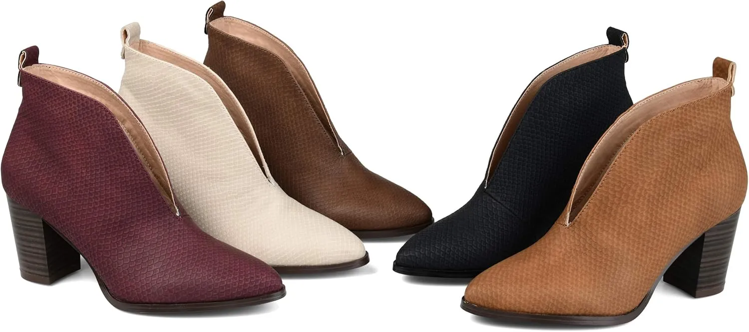 Journee Collection Women's Open-Toe Ankle Boots and Booties