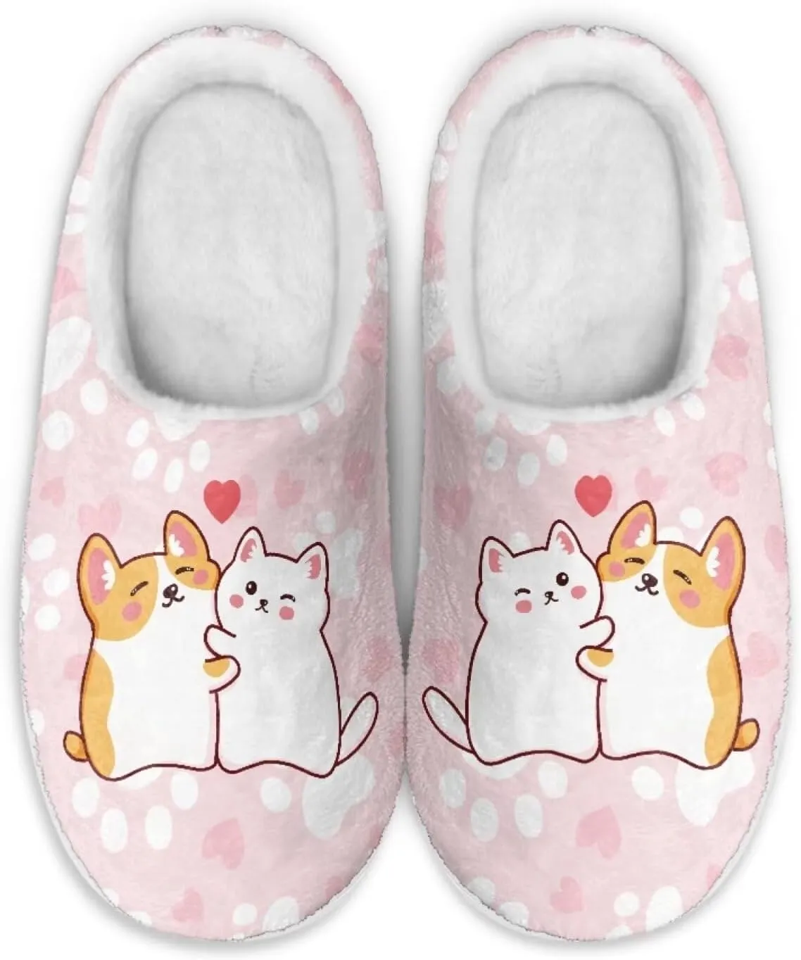 JoyLamoria Wild Tiger Stripe Print Memory Foam Fuzzy Slippers for Women,Womens slippers Platform EVA lightweight sole Warm Faux Fur Lined Suede house slippers for women