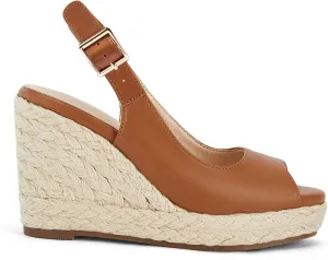 Juliet Holy Womens Ankle Strap Espadrille Wedges Round Open Toe Platform Slingback Slip on Peep Toe Sandals Comfort Summer Shoes