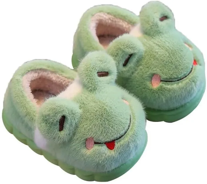 Kids Boy Girl Lovely Cartoon Animal Warm Winter Slippers