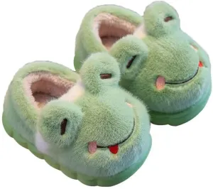Kids Boy Girl Lovely Cartoon Animal Warm Winter Slippers