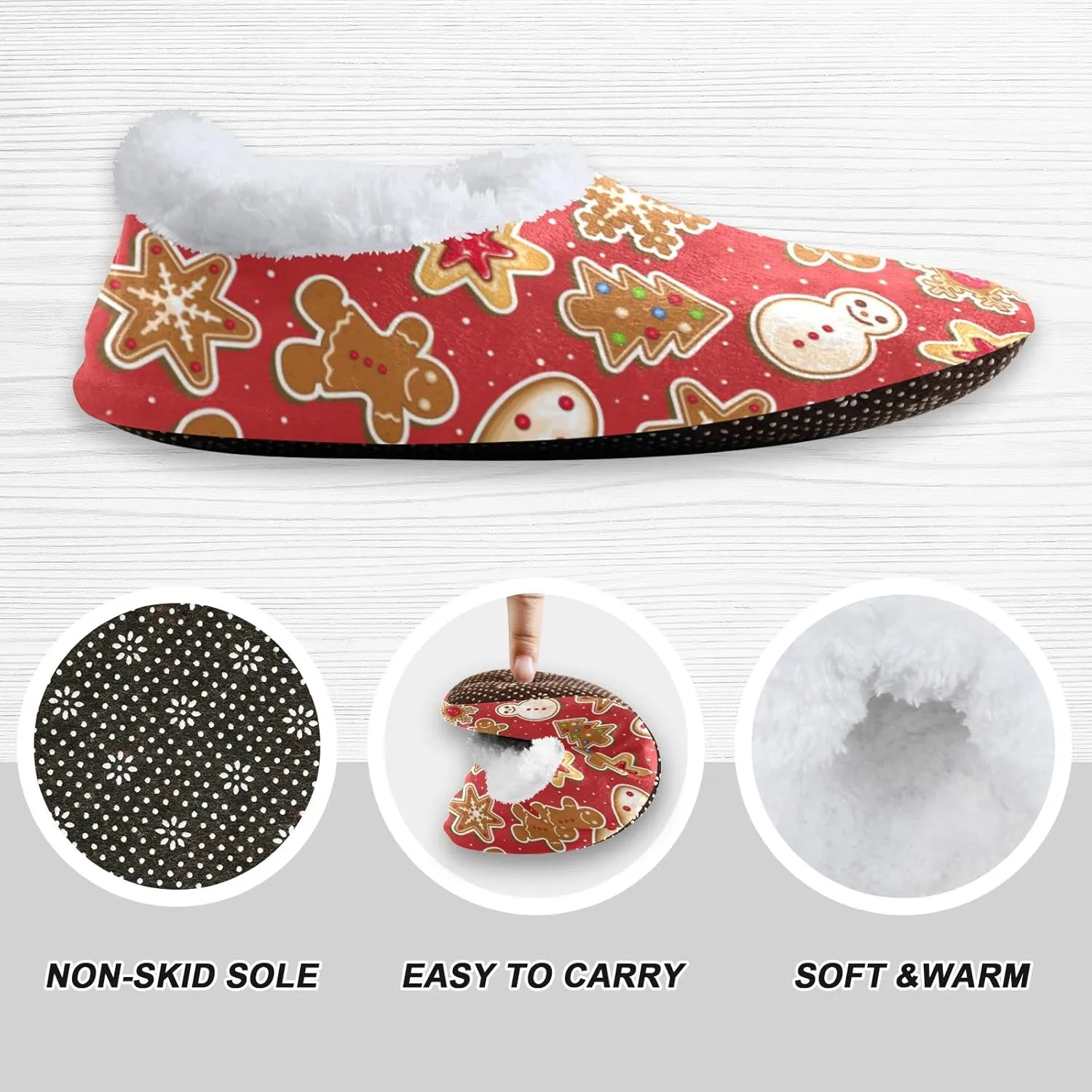 Kids Boys Girls Slippers Soft Memory Foam Indoor Toddler House Slipper Non Slip Spa Travel Household Shoes for Winter Home Bedroom Christmas Halloween Cow Car Duck Leopard..