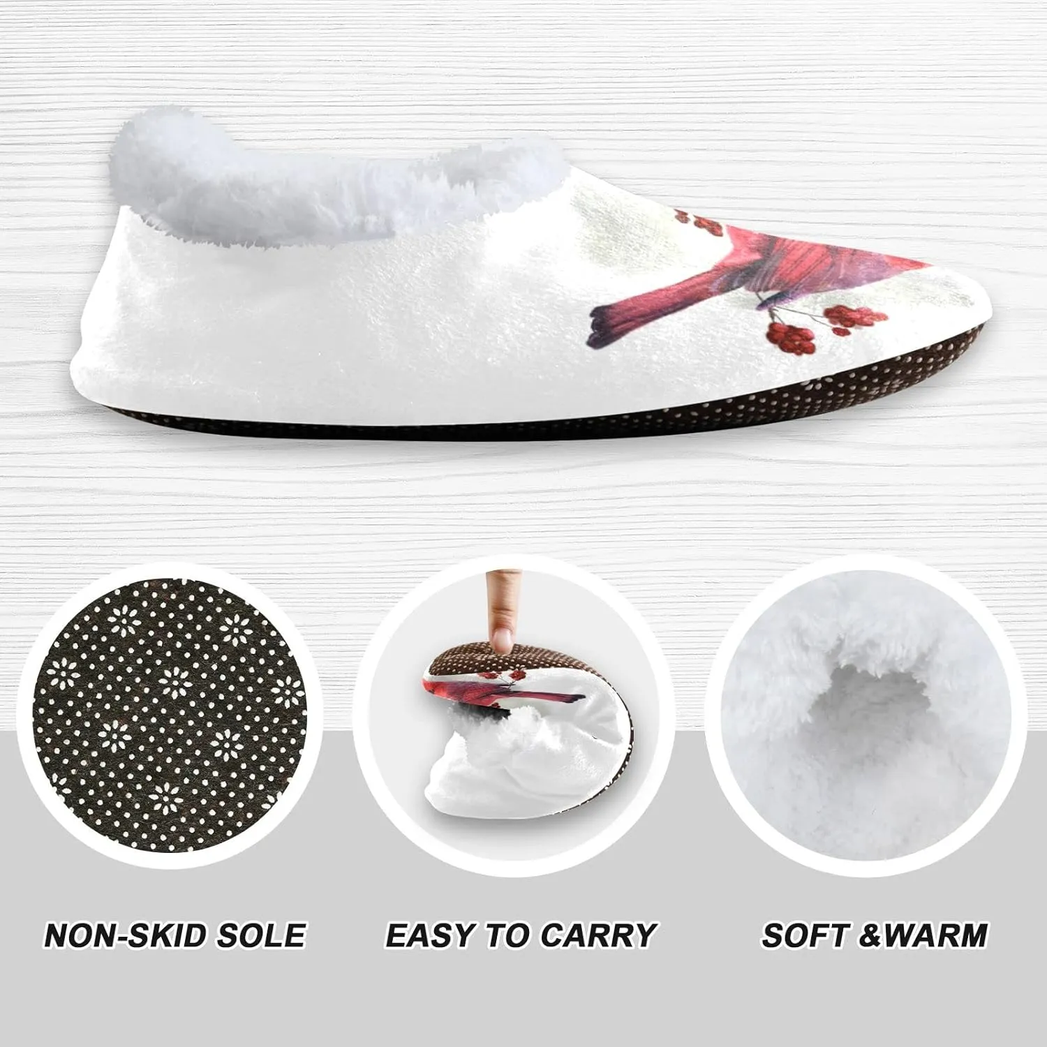 Kids Boys Girls Slippers Soft Memory Foam Indoor Toddler House Slipper Non Slip Spa Travel Household Shoes for Winter Home Bedroom Christmas Halloween Cow Car Duck Leopard..
