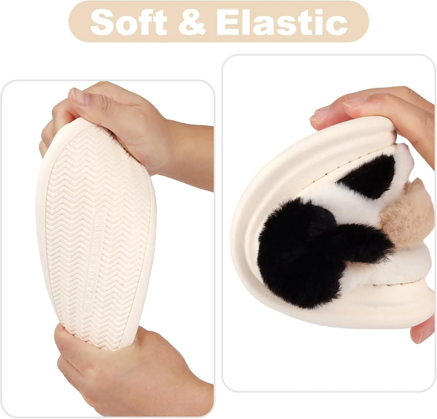 Kids Cow Slippers丨Toddler Boys Girls Animal Slippers丨Youth Fuzzy Slippers丨Comfy House Slippers Shoes丨Memory Foam丨Cute Cartoon丨Soft Non-slip