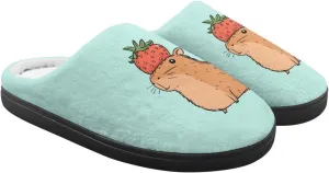 Kids Fluffy Slippers for Boys and Girls, Warm House Slippers for Winter, Soft Cozy Slippers for Indoor Outdoor Walking