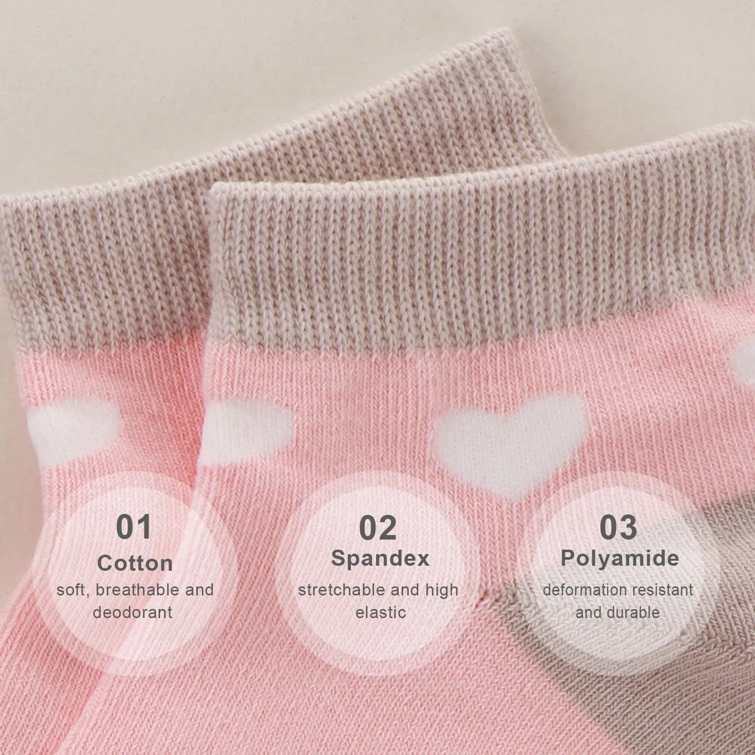 Kids Girls Cute Fashion Soft Cotton Dress Socks Gift