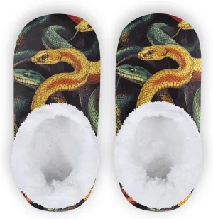 Kid's Slippers for Girls Boys Kids, Memory Foam Anti-slip Slippers for Home Bedroom Travel Indoor