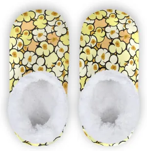 Kid's Slippers for Girls Boys, Memory Foam Anti-slip Indoor House Slippers for Home Bedroom Travel