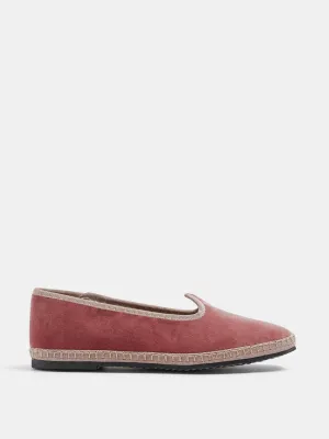 Kids Soft Venetian Slipper / Pink Velvet