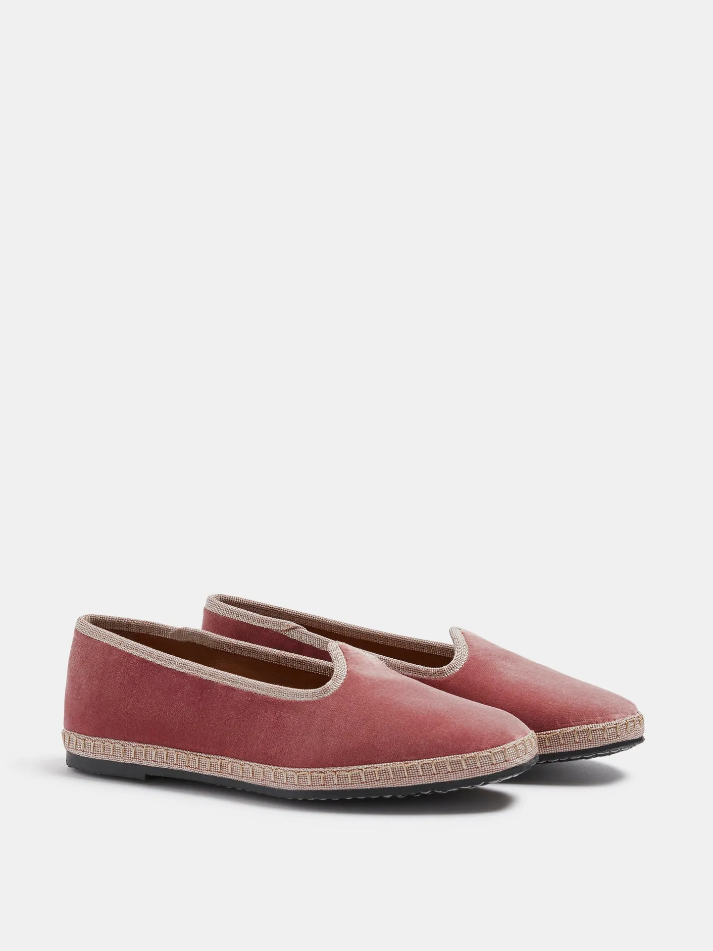 Kids Soft Venetian Slipper / Pink Velvet