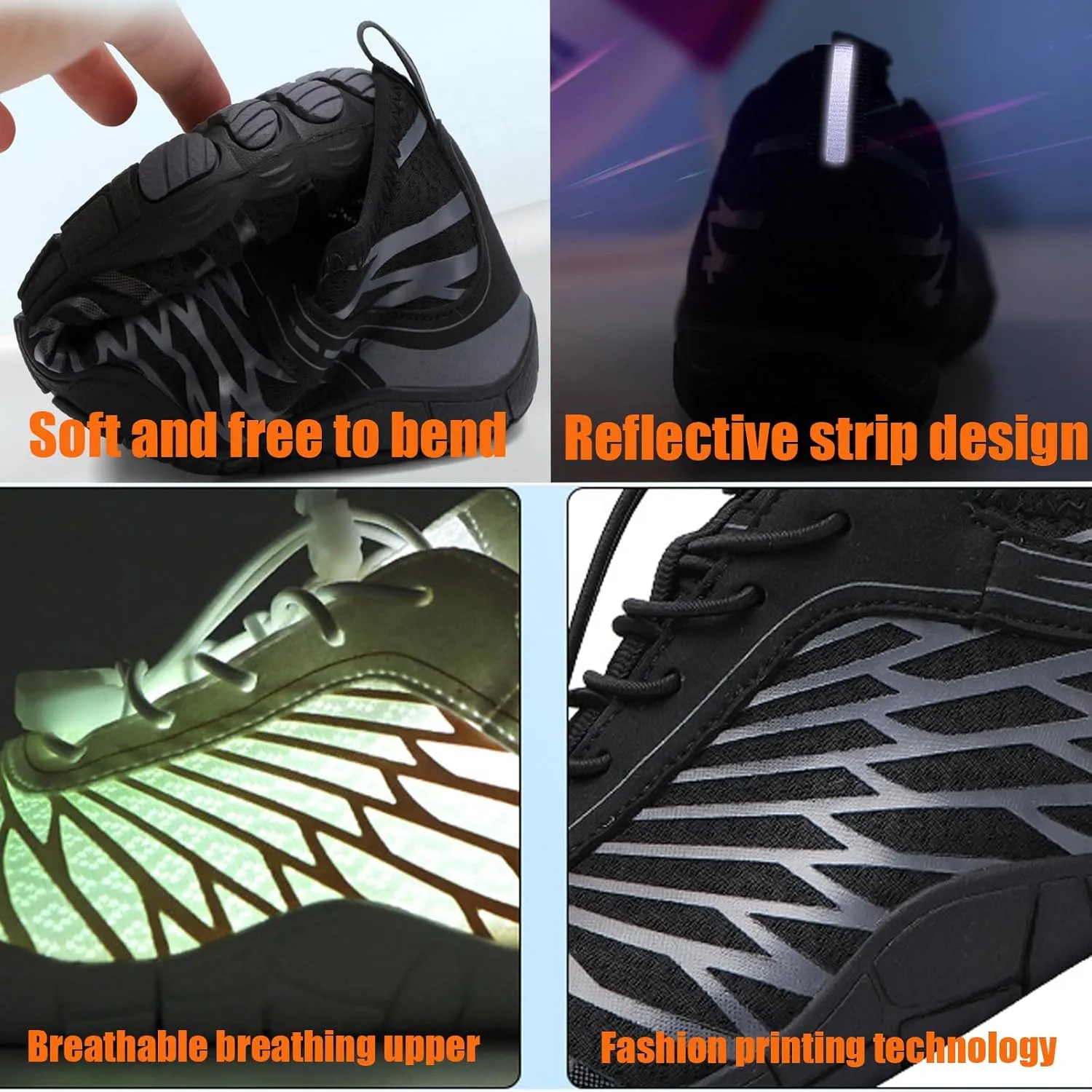 Kizu Footwear Barefoot Shoes for Women Men, Hike Barefoot Footwear Womens, Wide Toe Box Walking Shoes Beach Sneakers