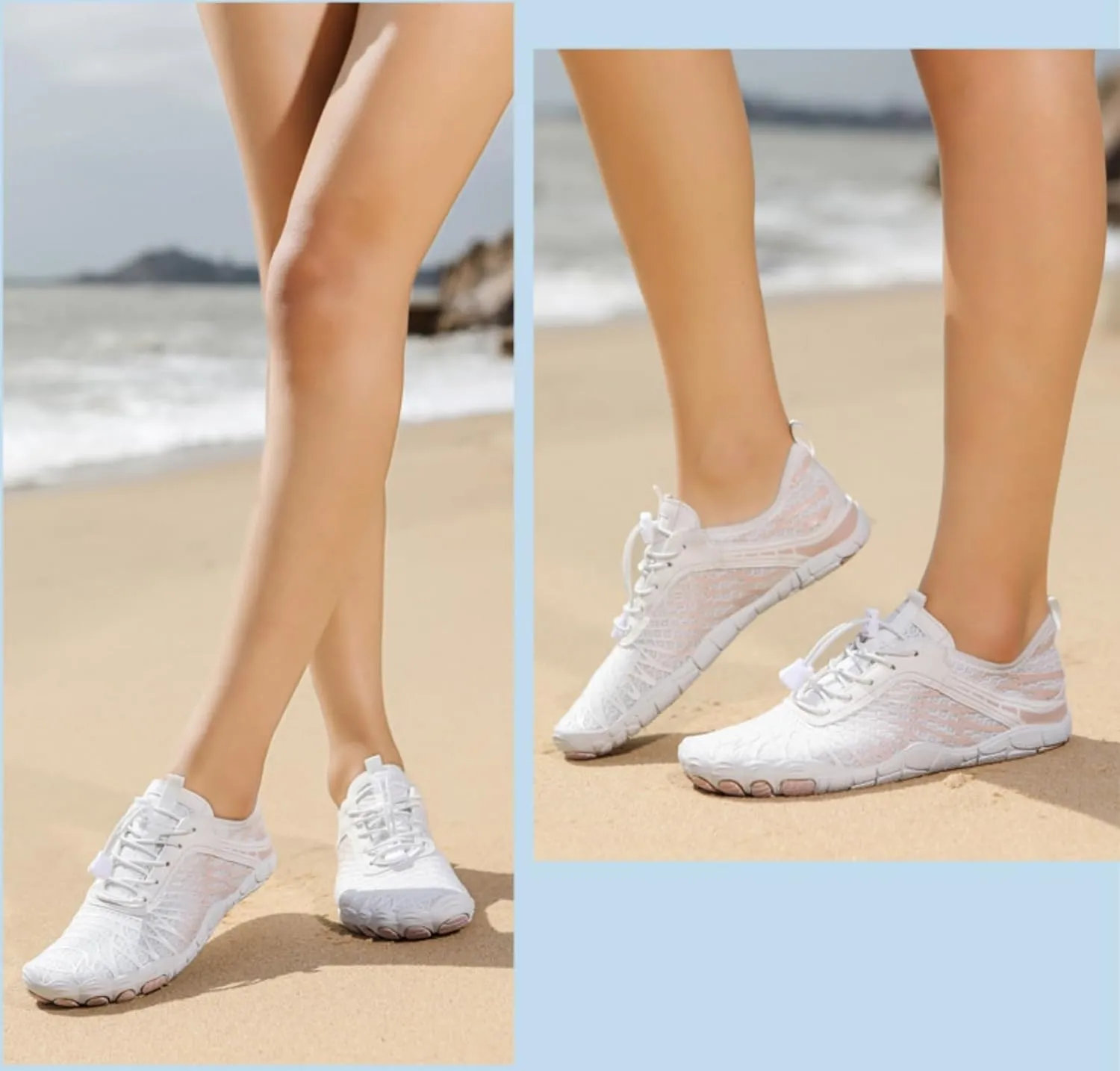 Kizu Footwear Barefoot Shoes for Women Men, Hike Barefoot Footwear Womens, Wide Toe Box Walking Shoes Beach Sneakers