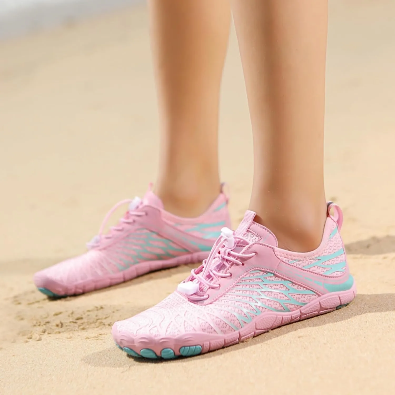 Kizu Footwear Barefoot Shoes for Women Men, Hike Barefoot Footwear Womens, Wide Toe Box Walking Shoes Beach Sneakers