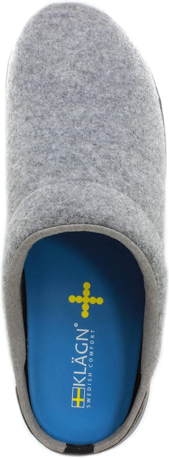 KLÄGN Women's Indoor/Outdoor Felt Slipper Clogs