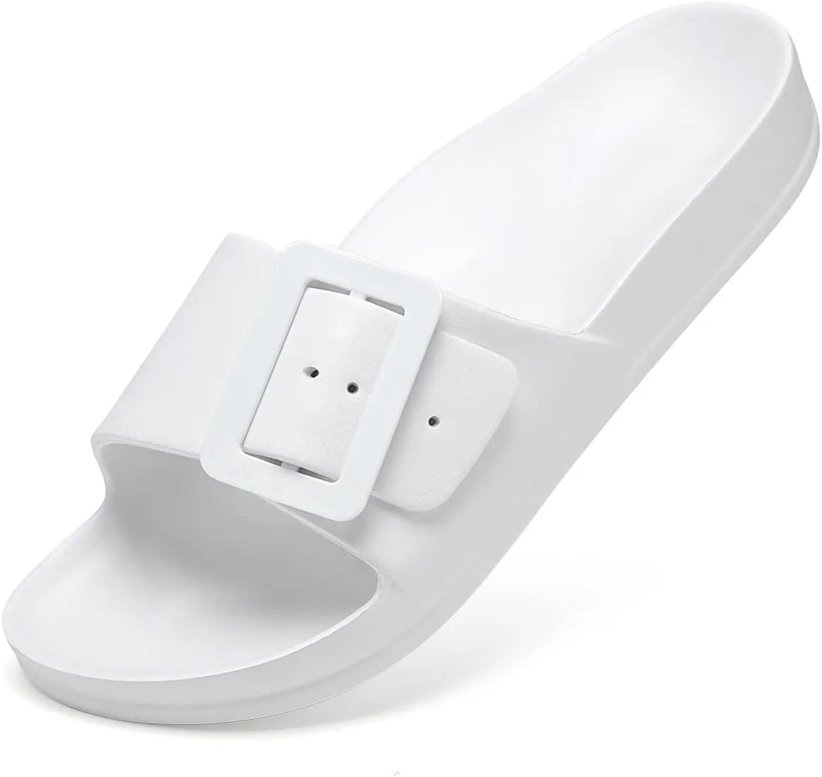 L LOUBIT Cloud Slides for Women with Arch Support Pillow Soft Recovery Sandals Lightweight Summer Beach Slippers Non-Slip Shower Shoes