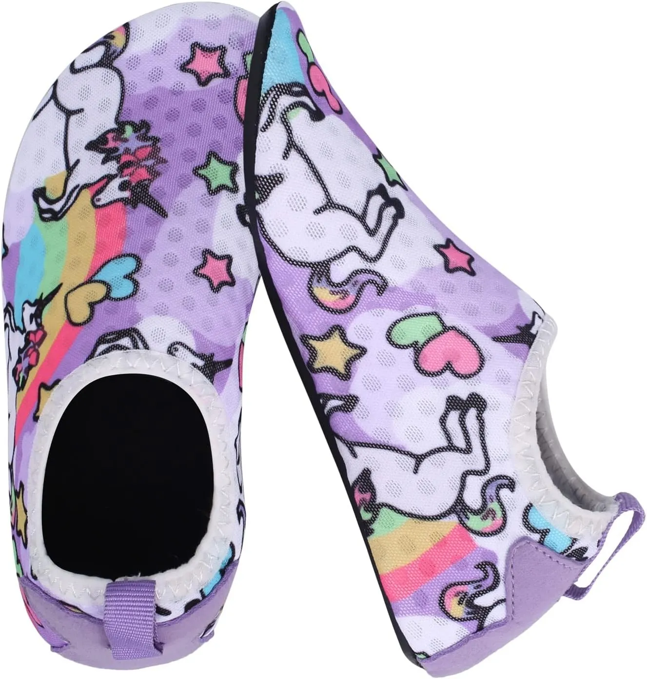 L-RUN Toddler Water Shoes Barefoot Aqua Socks Kids Swim Shoes for Beach Pool Surfing Yoga