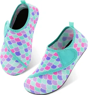 L-RUN Toddler Water Shoes Barefoot Aqua Socks Kids Swim Shoes for Beach Pool Surfing Yoga