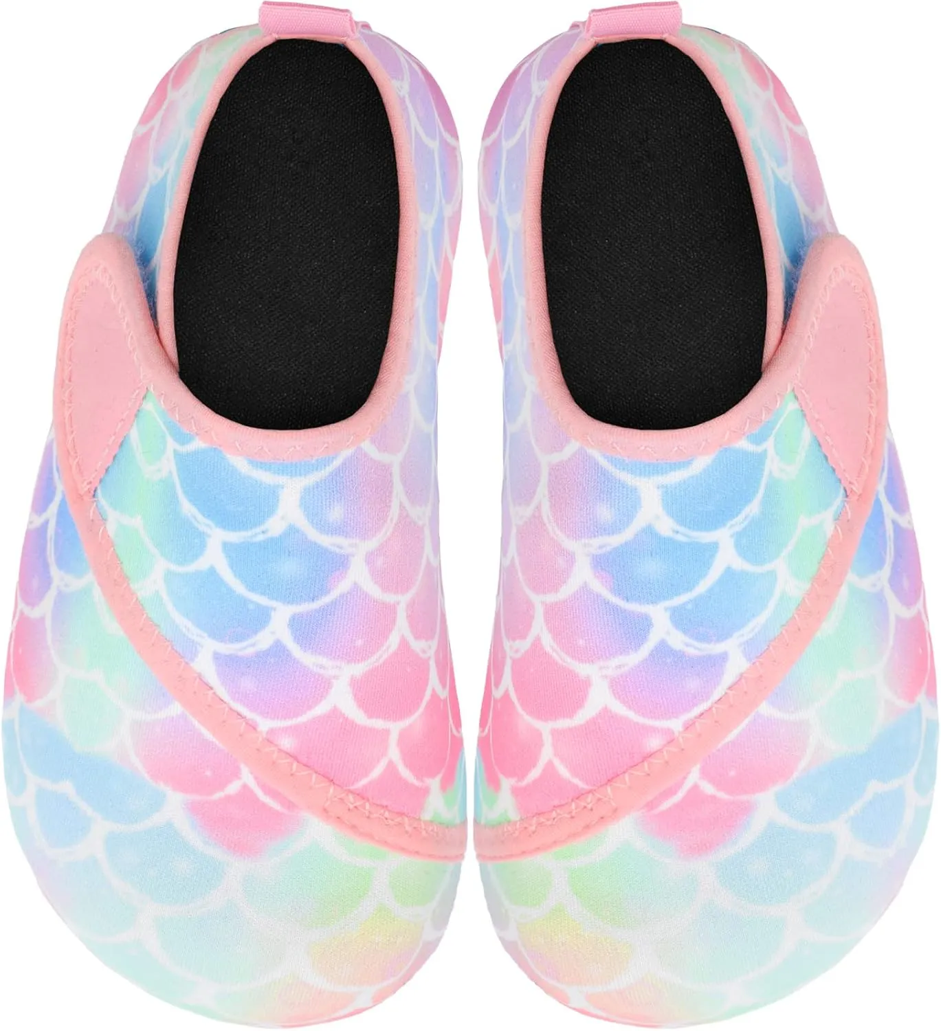 L-RUN Toddler Water Shoes Barefoot Aqua Socks Kids Swim Shoes for Beach Pool Surfing Yoga