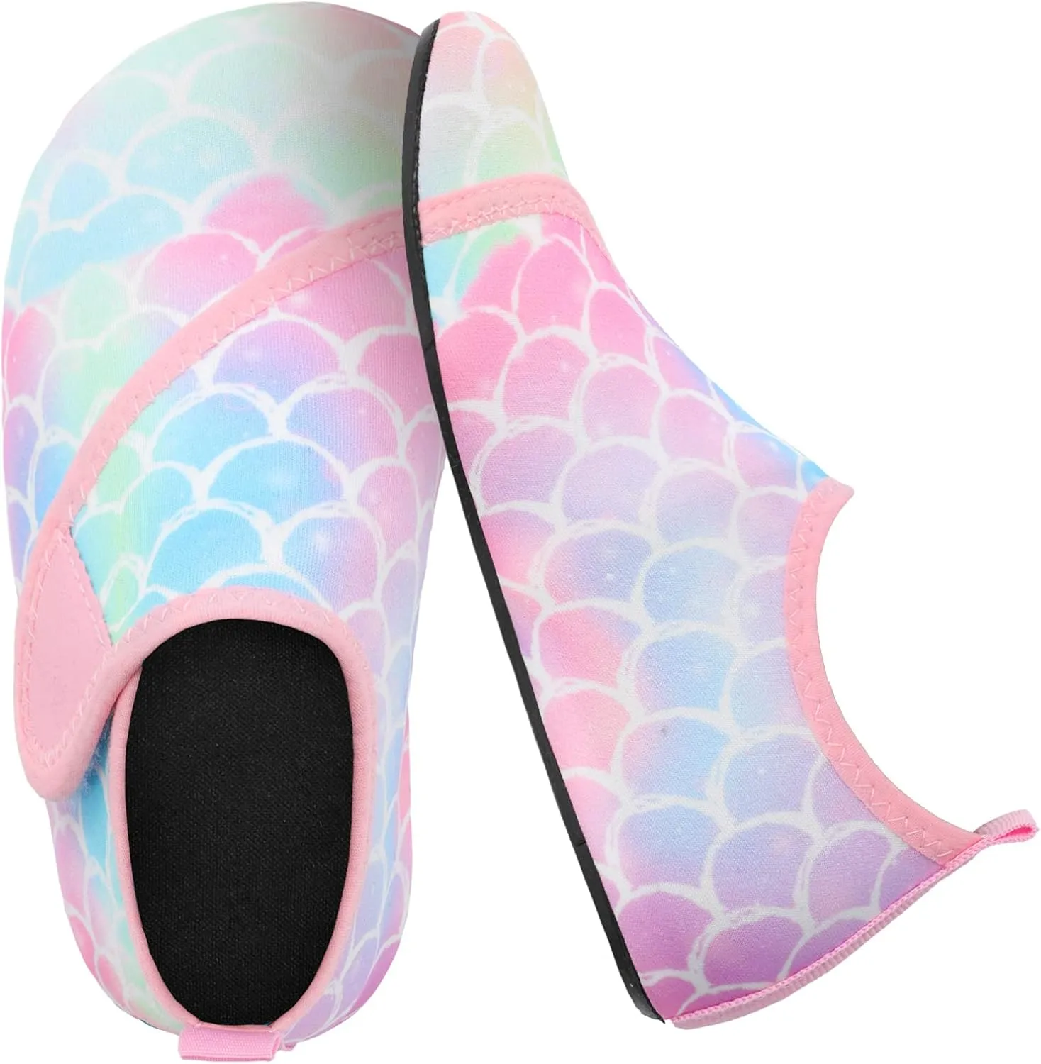 L-RUN Toddler Water Shoes Barefoot Aqua Socks Kids Swim Shoes for Beach Pool Surfing Yoga