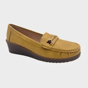 Ladies Yellow Loafer