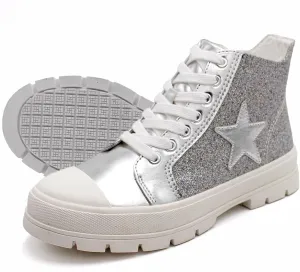 Laforst Mardi Gras Women's Glitter Nonslip Sneaker Shiny Sequin Shoes