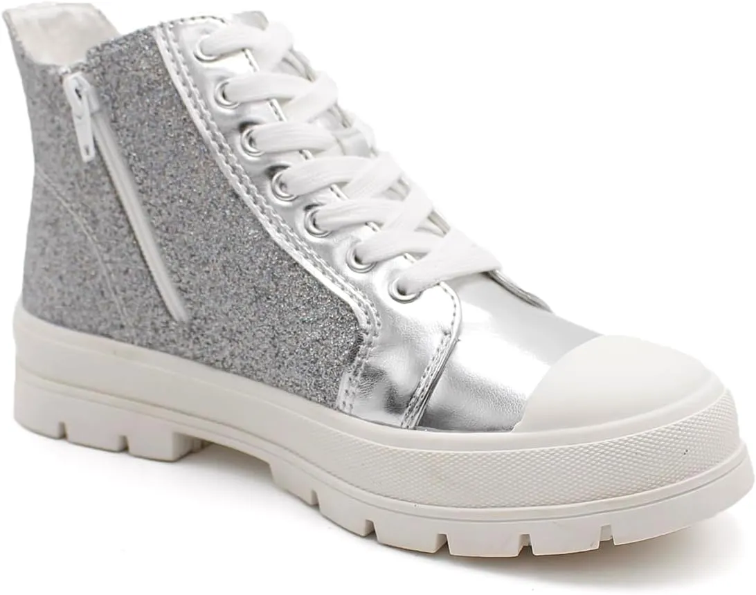 Laforst Mardi Gras Women's Glitter Nonslip Sneaker Shiny Sequin Shoes