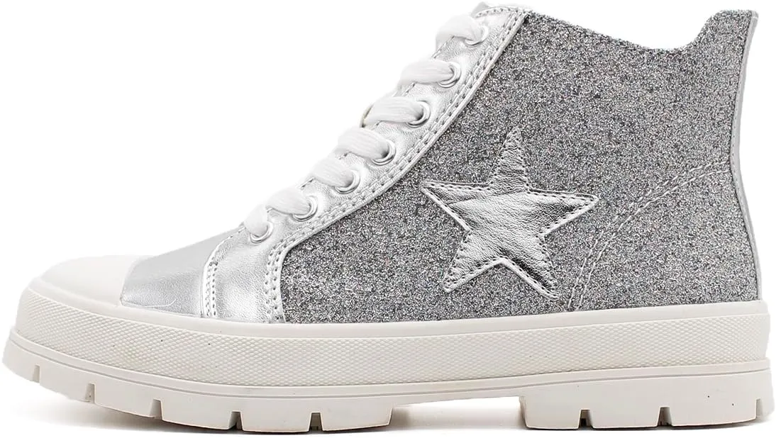 Laforst Mardi Gras Women's Glitter Nonslip Sneaker Shiny Sequin Shoes