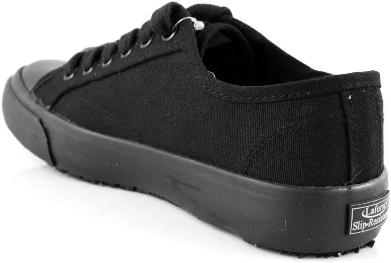 Laforst Womens Sunbrella Slip Resistant Skate Style Soft Toe Work Shoe   Free Socks