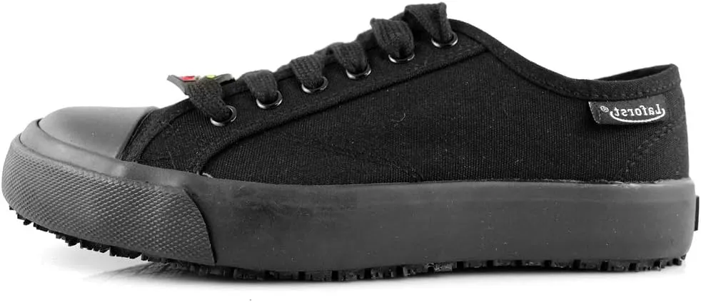 Laforst Womens Sunbrella Slip Resistant Skate Style Soft Toe Work Shoe   Free Socks