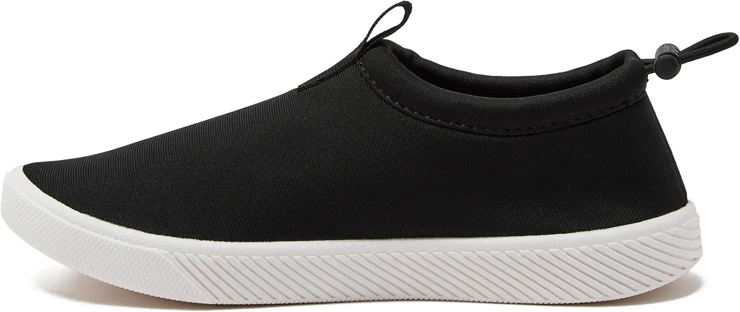 Lands' End Kids Water Shoes, Boys and Girls Water Shoes for Kids, Quick Dry Slip On Aqua Swim Shoes for Kids Pool or Beach, Purple Tie Dye or Navy Blue, Size 1 Little Kid to 7 Big Kid Youth