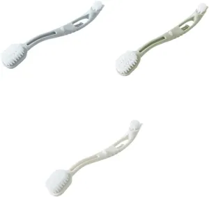 Laundry Brush Set 3pcs Anti-Slip Shoe Brush Curved Handle Soft Bristles for Shoes Home Cleaning