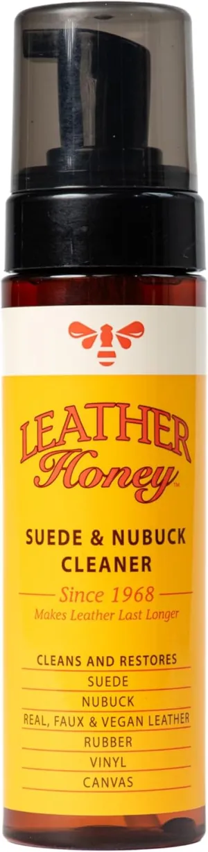 Leather Honey Suede Cleaner: Non-Toxic Suede & Nubuck Care, Made in the USA Since 1968. Clean and Restore Suede & Nubuck Shoes, Boots, Jackets, Uggs, Bags, Purses and More. Safe for Any Color & White