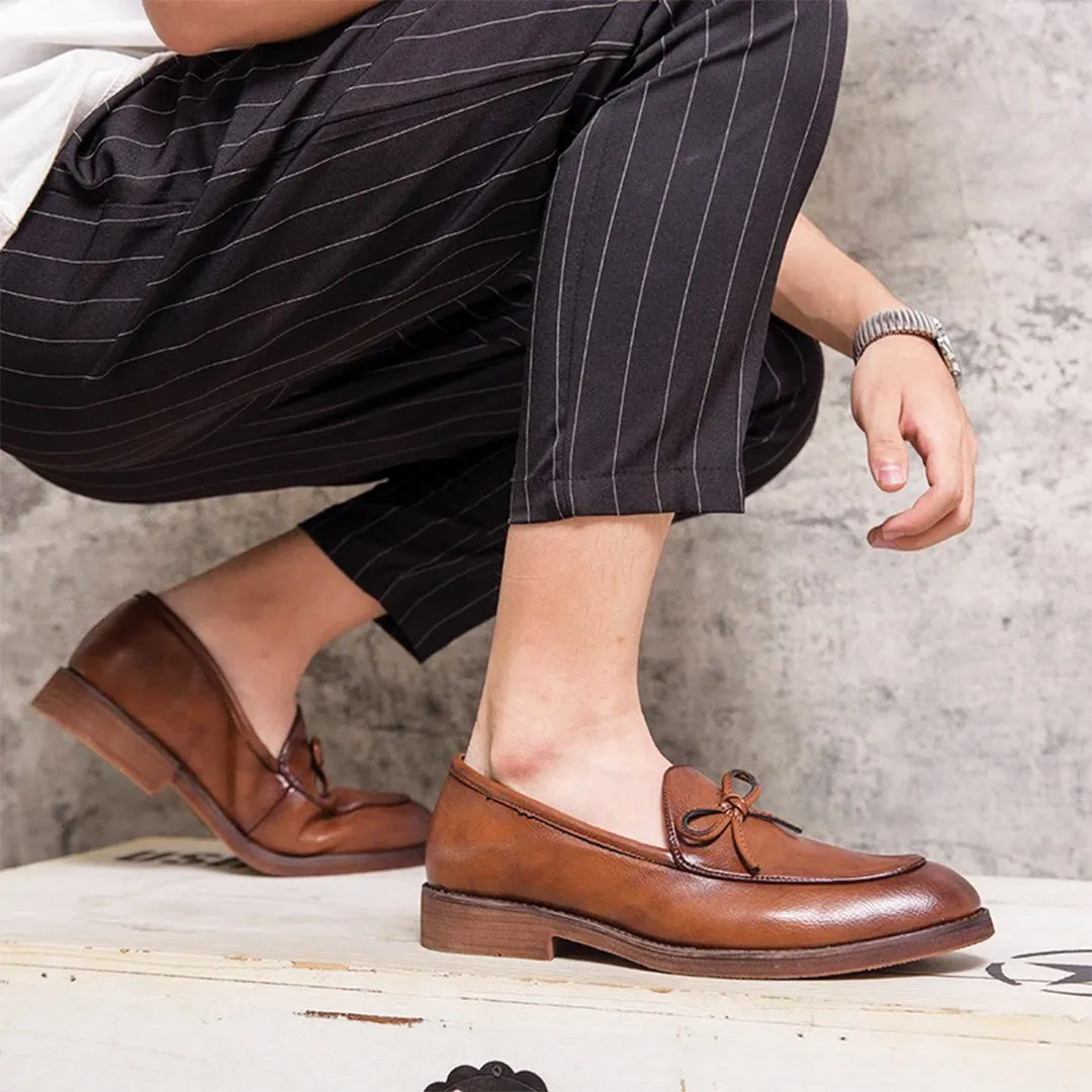 Leather Moccasin Loafer