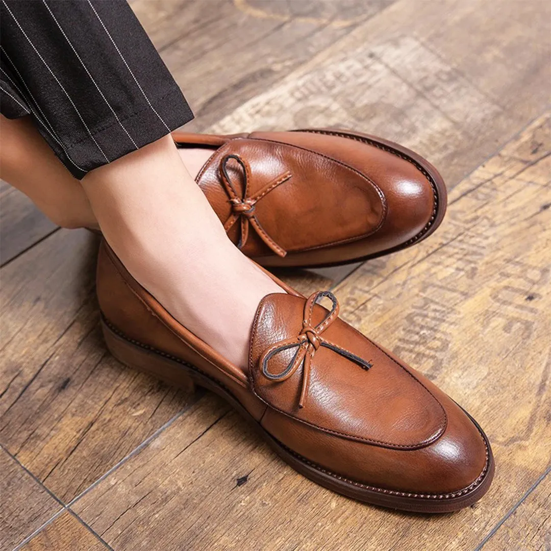 Leather Moccasin Loafer