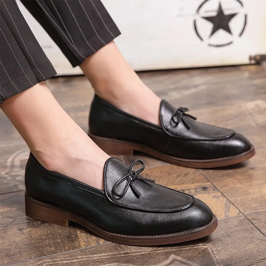 Leather Moccasin Loafer