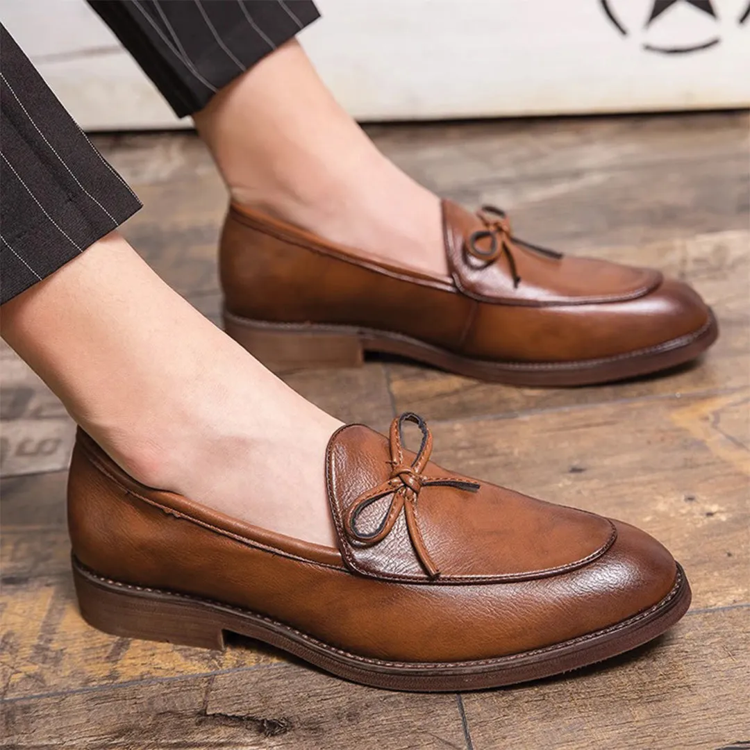 Leather Moccasin Loafer