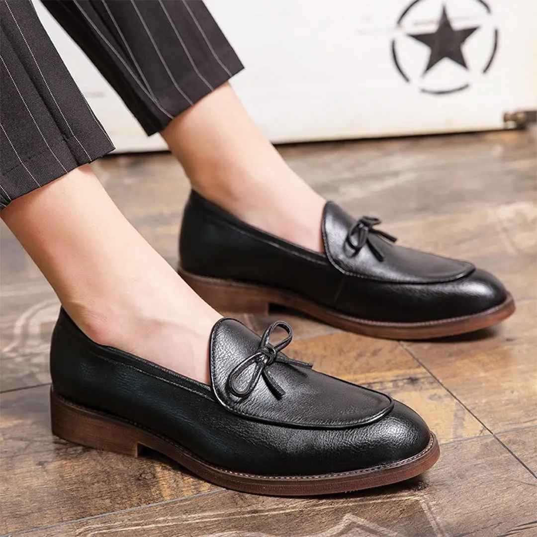Leather Moccasin Loafer