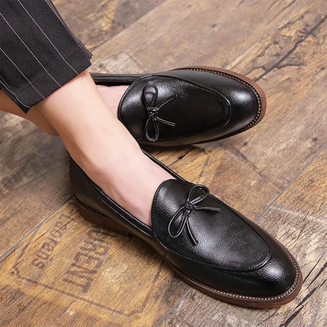 Leather Moccasin Loafer
