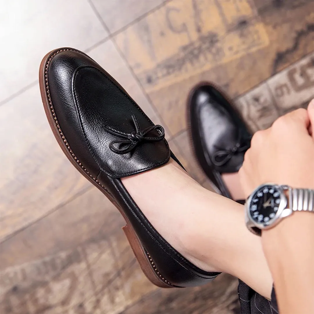 Leather Moccasin Loafer