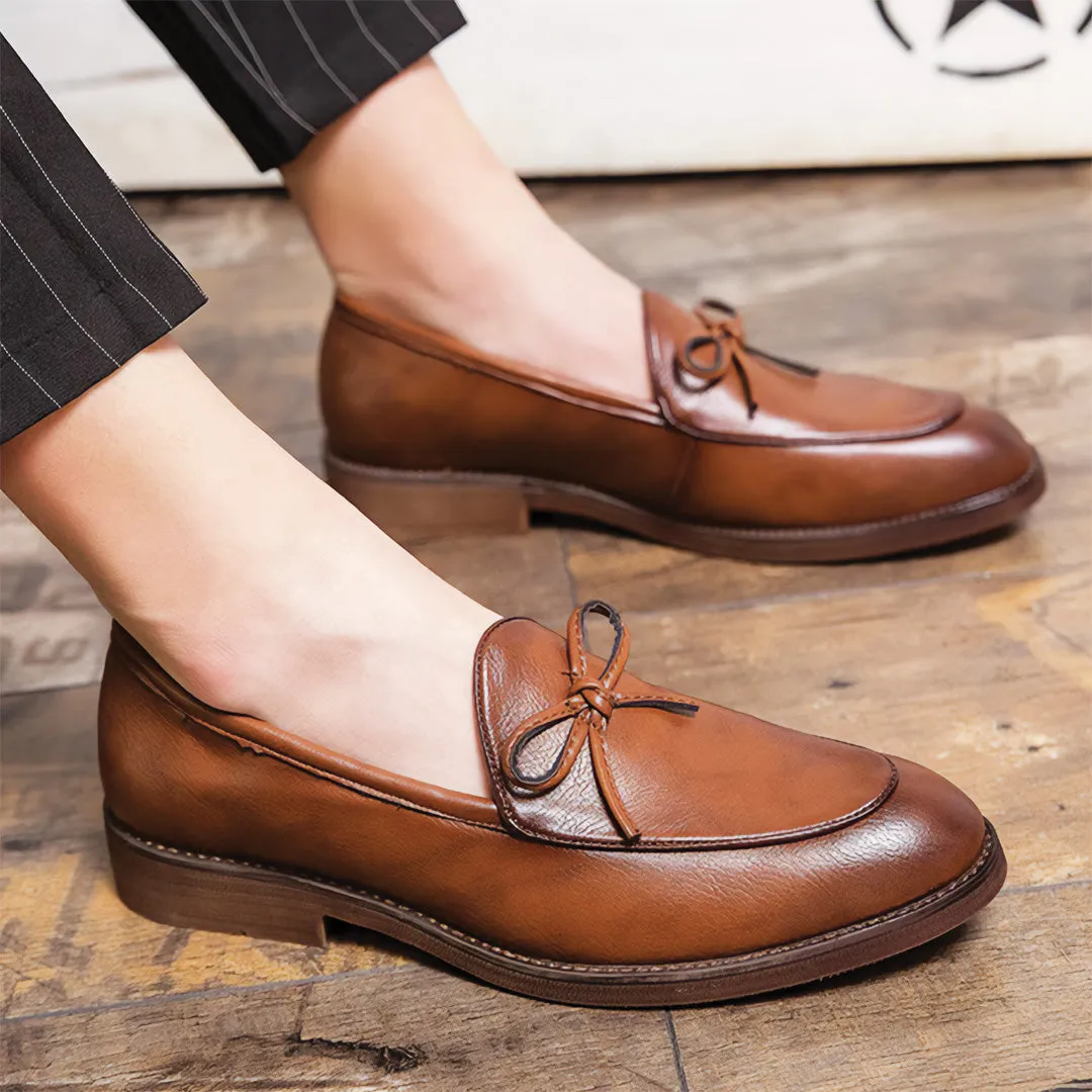 Leather Moccasin Loafer