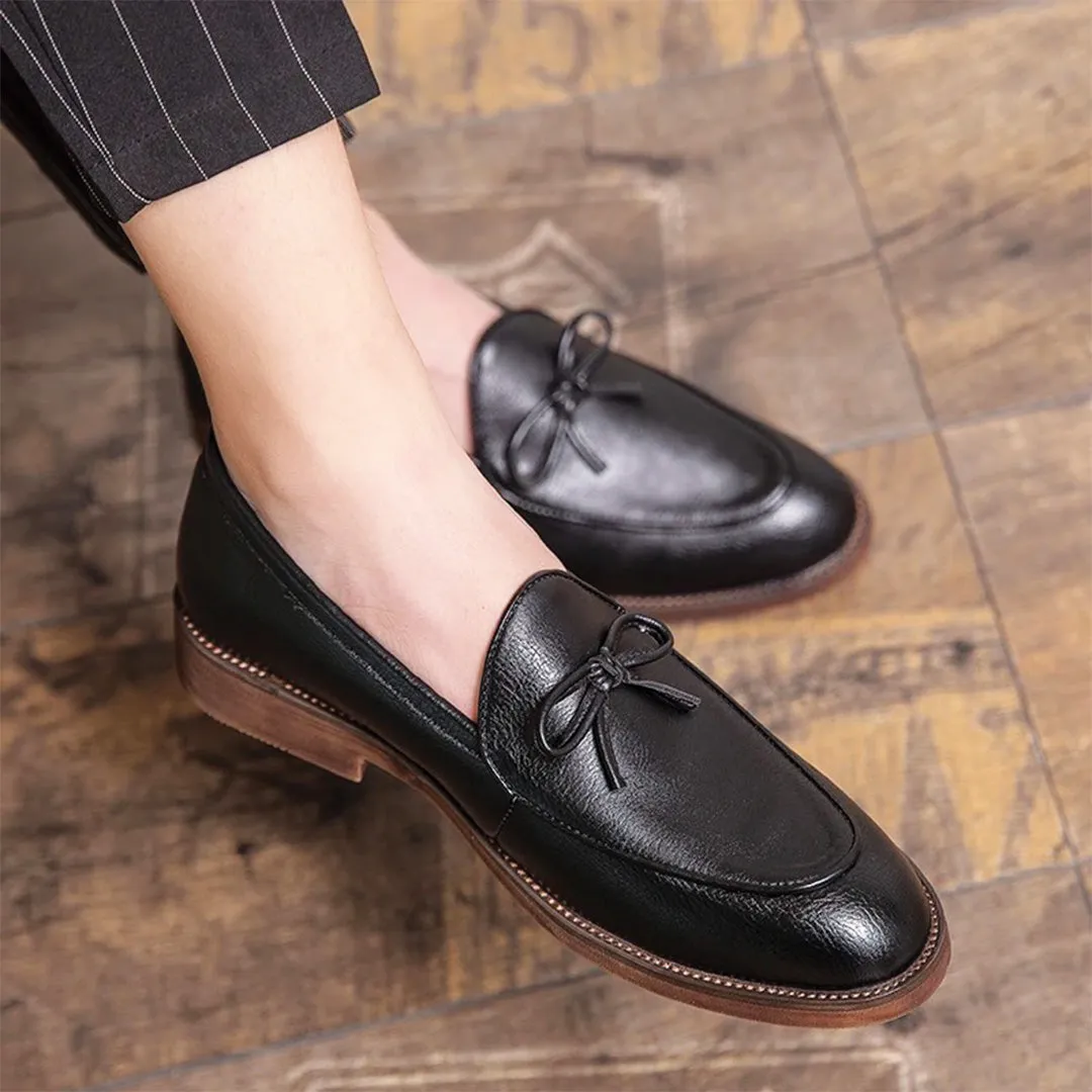 Leather Moccasin Loafer