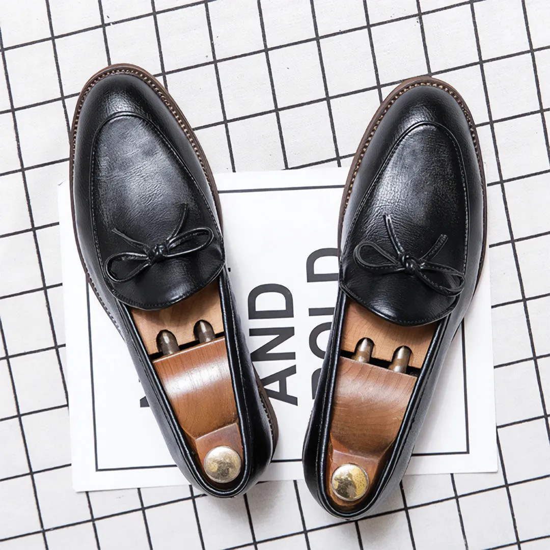 Leather Moccasin Loafer