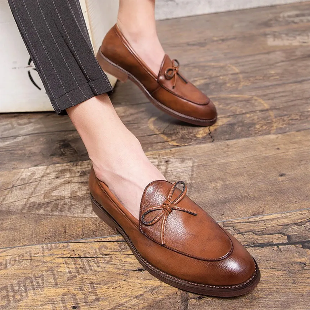 Leather Moccasin Loafer