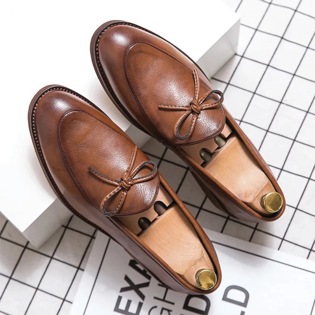 Leather Moccasin Loafer