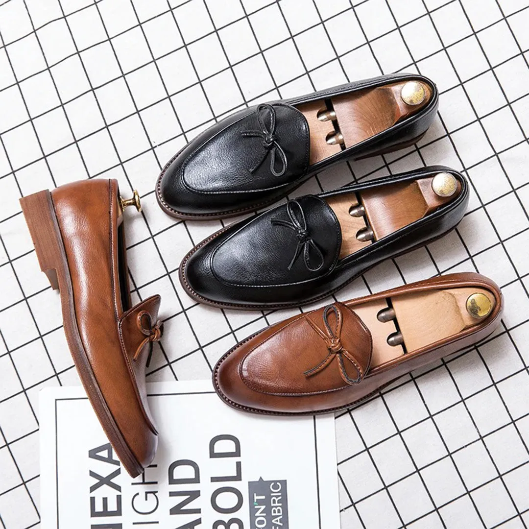 Leather Moccasin Loafer