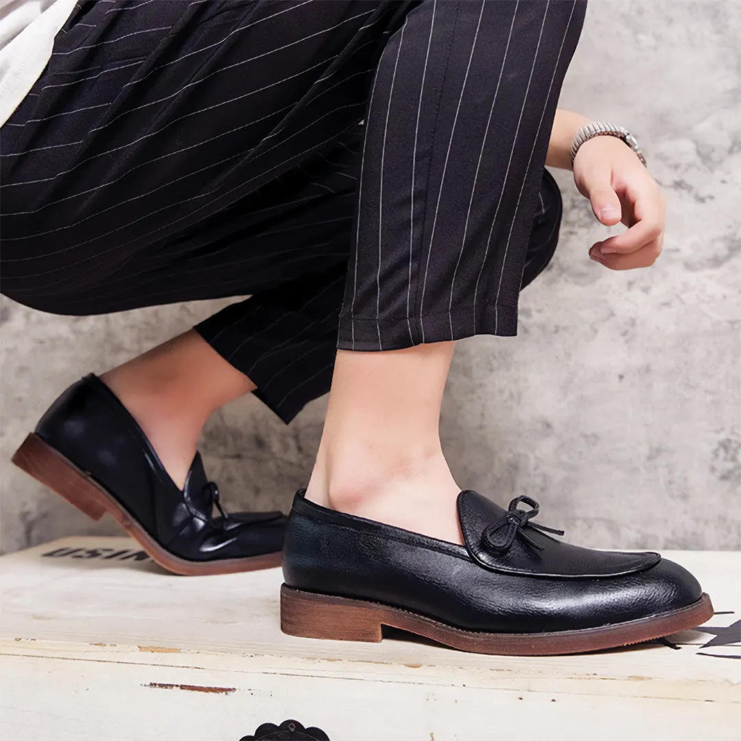 Leather Moccasin Loafer