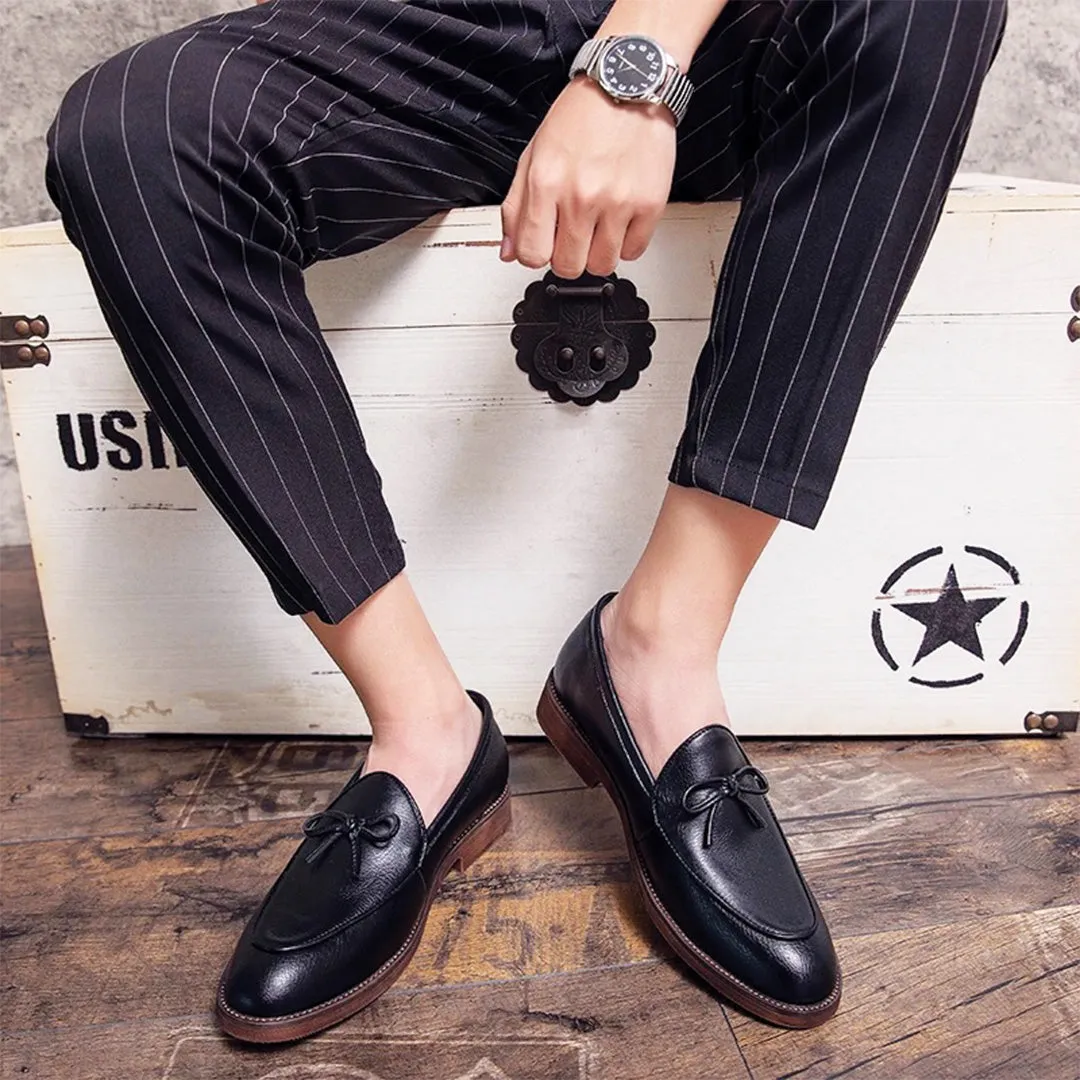 Leather Moccasin Loafer