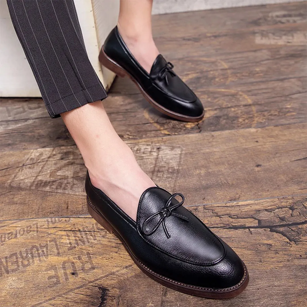 Leather Moccasin Loafer