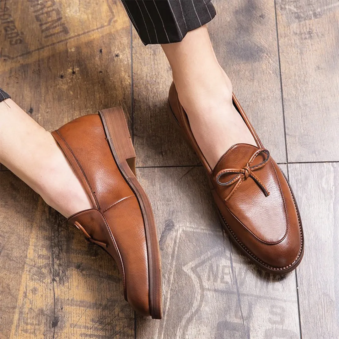 Leather Moccasin Loafer