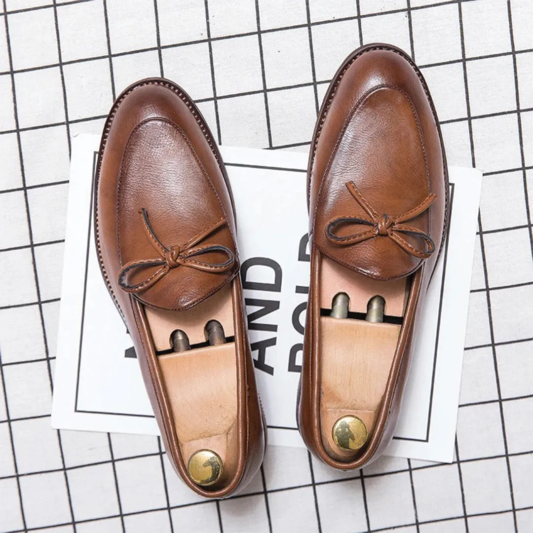 Leather Moccasin Loafer
